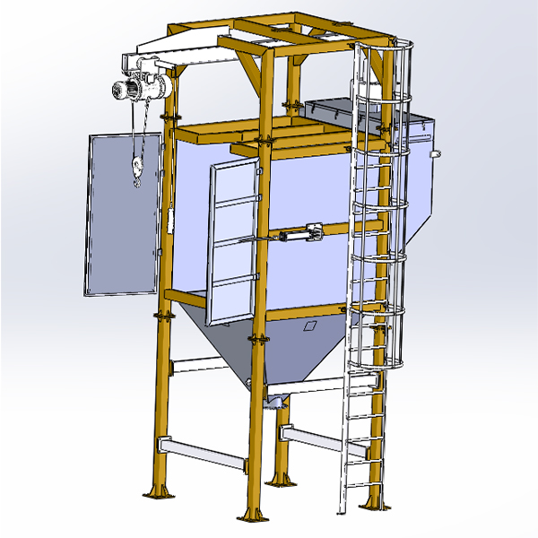 Bulk Bag Unloader With Lifting