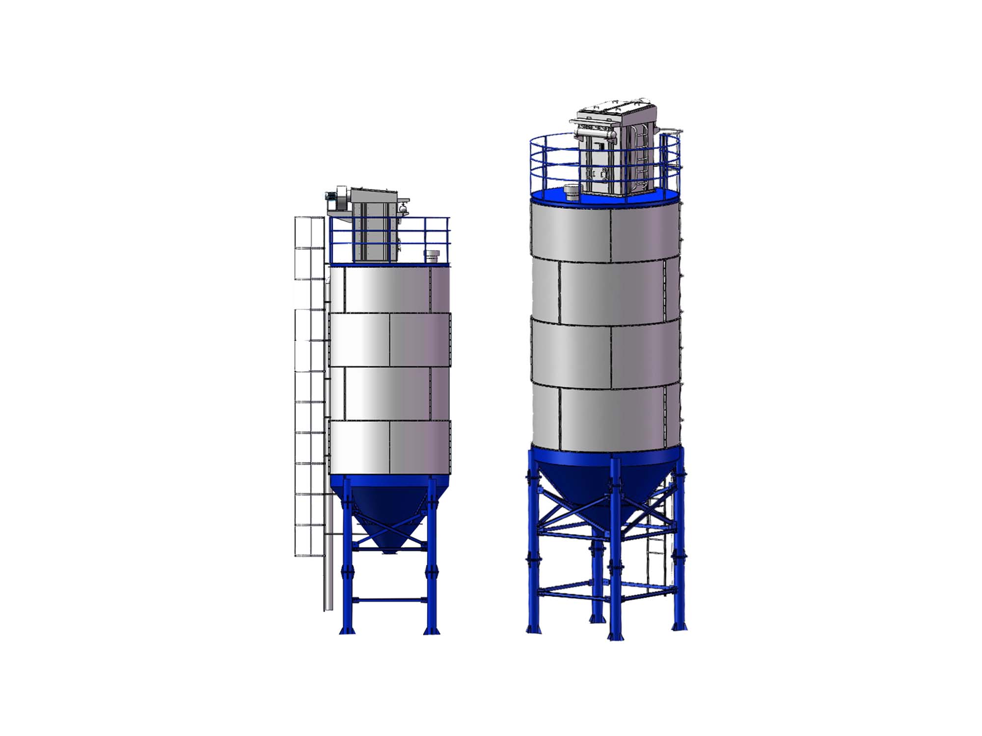 How do you maintain a cement silo?