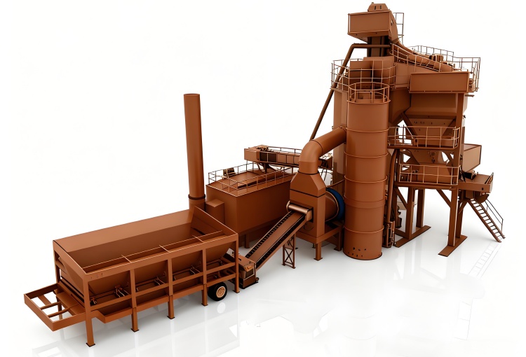 Mobile Asphalt Batch Mixing Plant