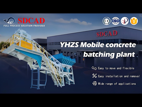 SDCAD Mobile Concrete Batching Plant