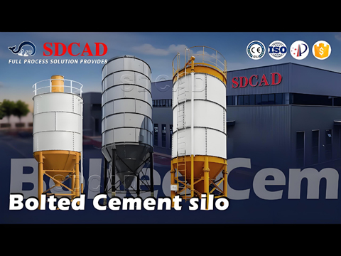 SDCAD customized cat litter bolted silo according to customer's requirements