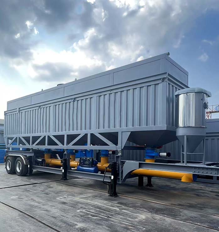 mobile cement silo