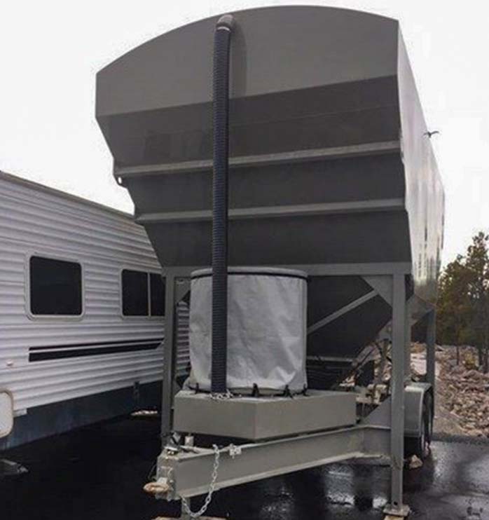 mobile cement silo