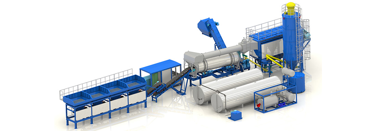Continuous Mix Asphalt Plant