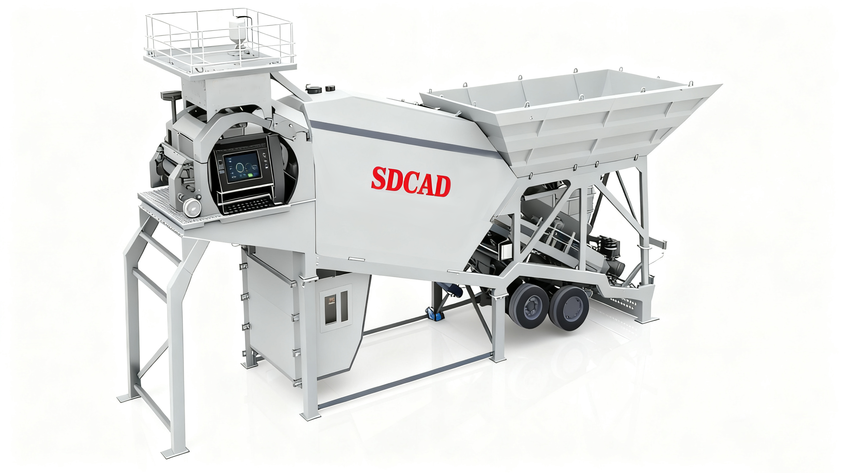 M100 Mobile Concrete Batching Plant