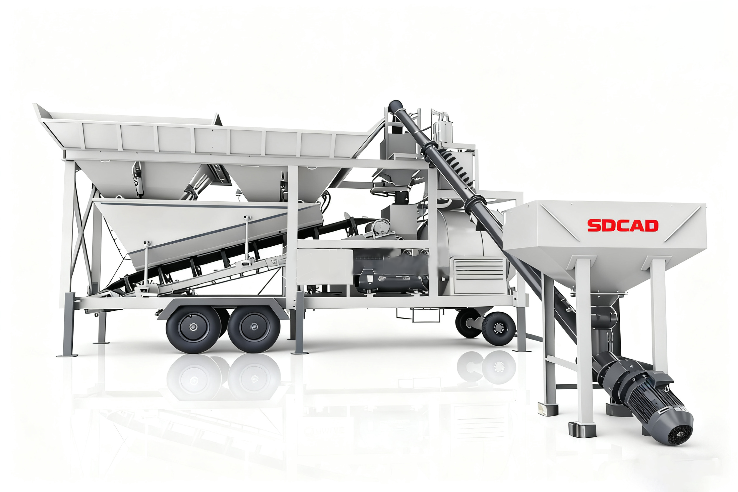 M30 On Site Type Concrete Batching Plant