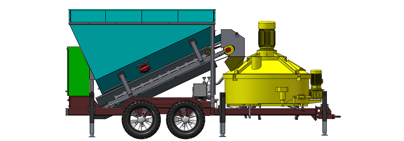 Mobile Concrete Batching Plant
