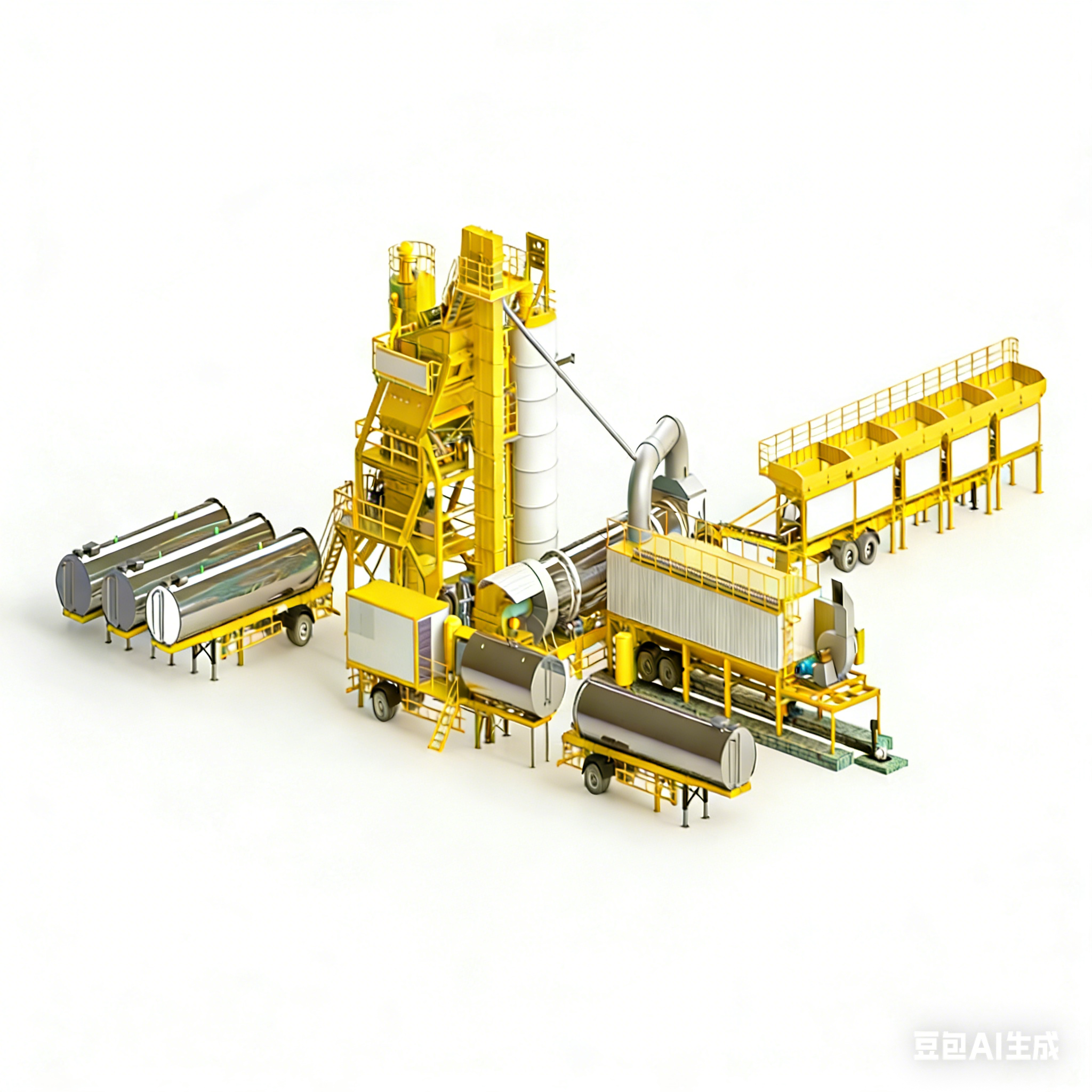 T-type Mobile Batch Mix Plant Price