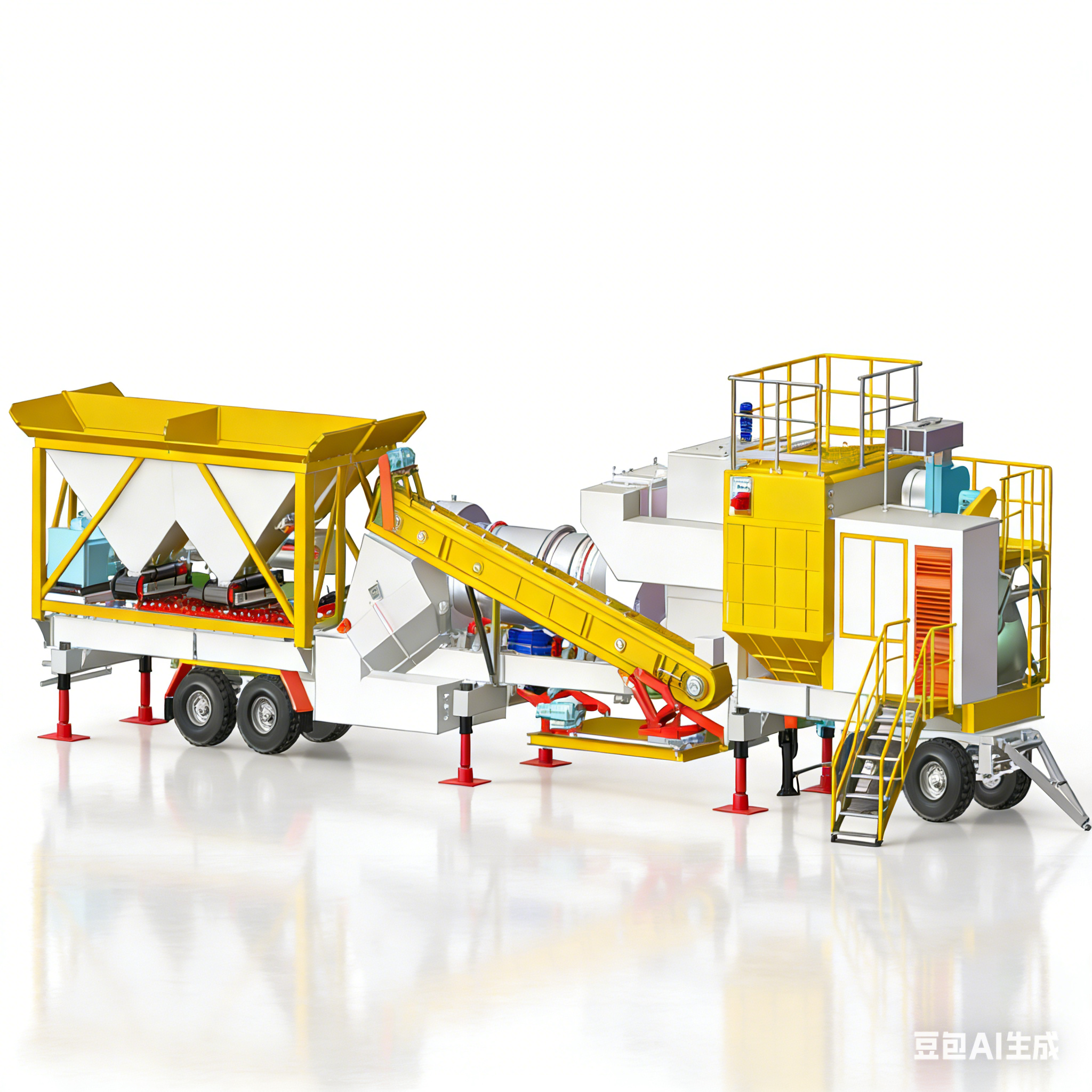 Super Mobile Drum Mix Plant Price