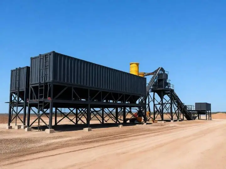 AJY60 Concrete Batching Plant Indonesia