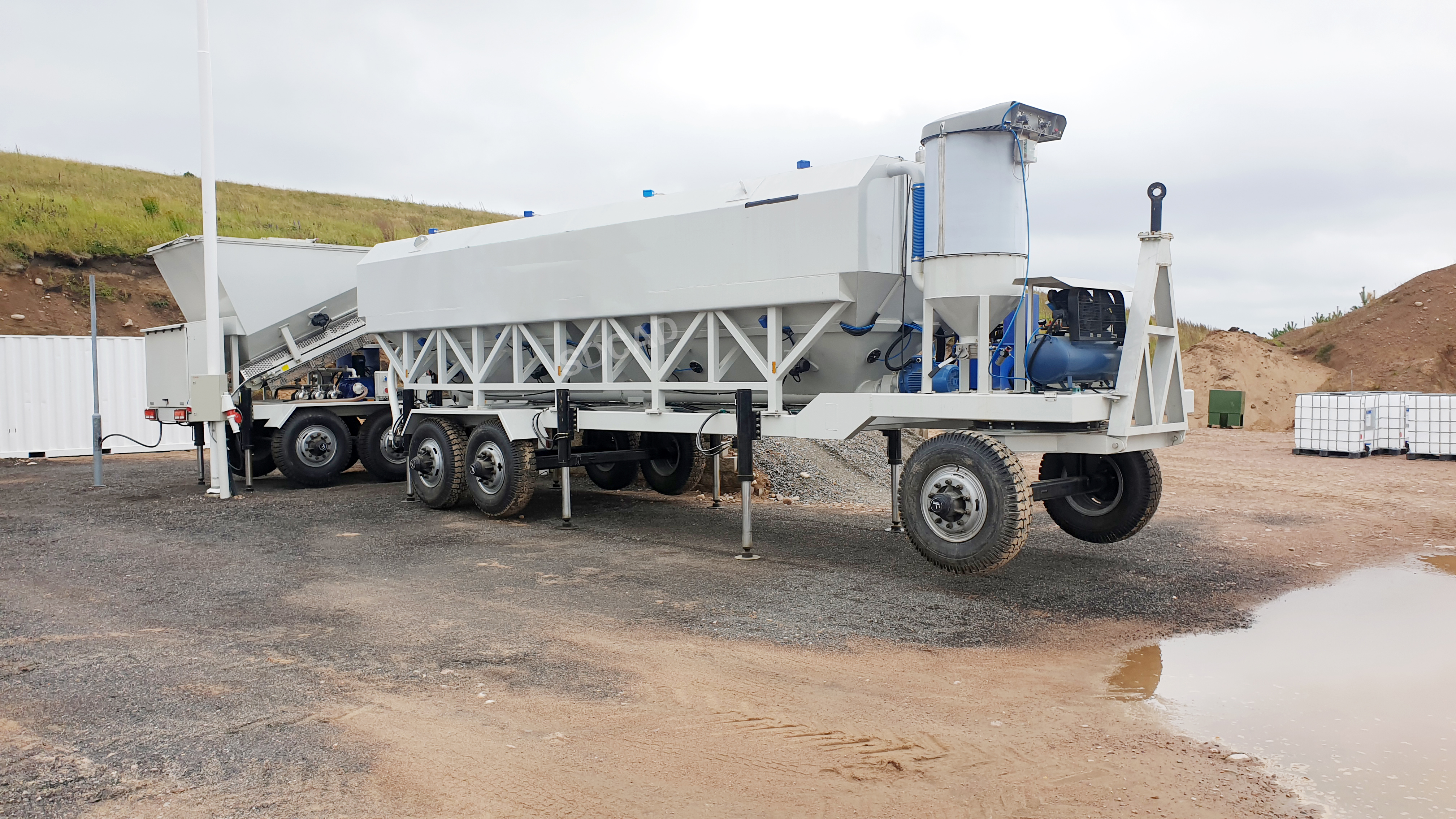 AJY60 Concrete Batching Plant Indonesia