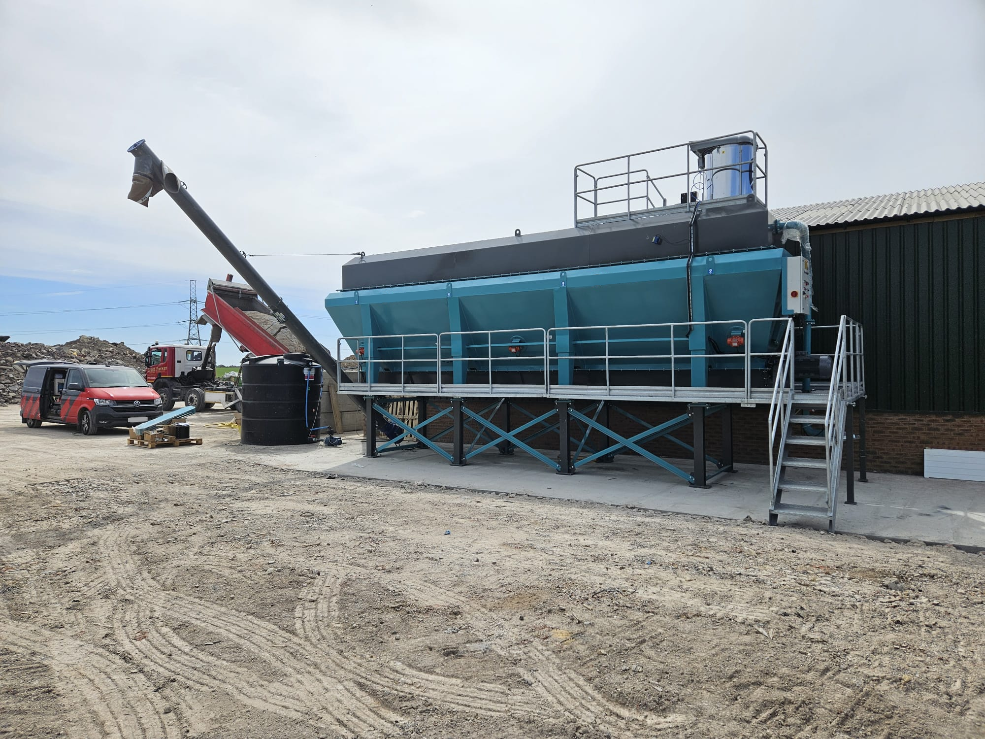 AJY60 Concrete Batching Plant Indonesia